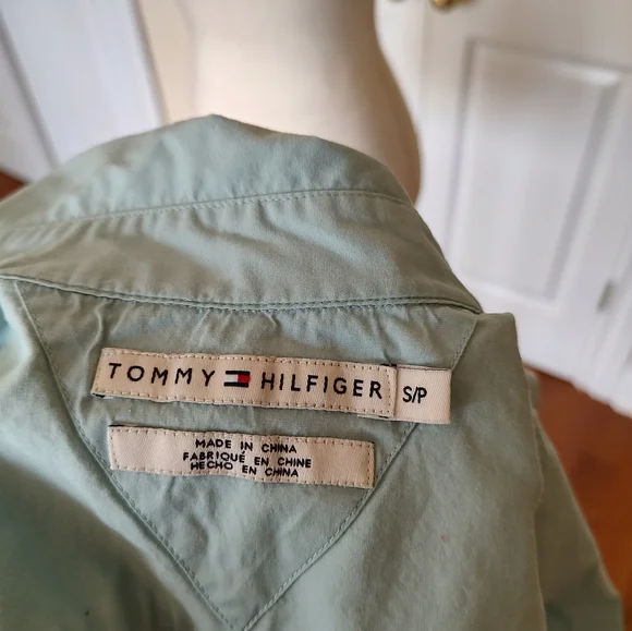 Tommy Hilfiger cotton button up blouse - Picture 11 of 12